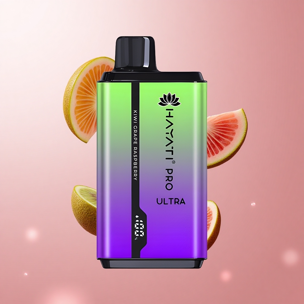 Hayati Pro Ultra 15000 Puffs Kiwi Raisin Framboise 24ml 2% de nicotine wholesale Suisse