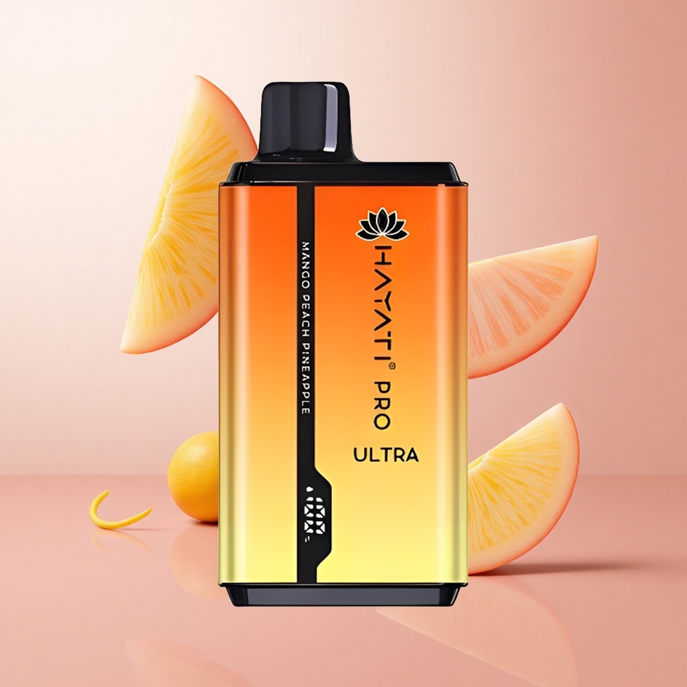 Hayati Pro Ultra 15000 Puffs Mangue Pêche Ananas 2 12ml E-Liquide wholesale Suisse