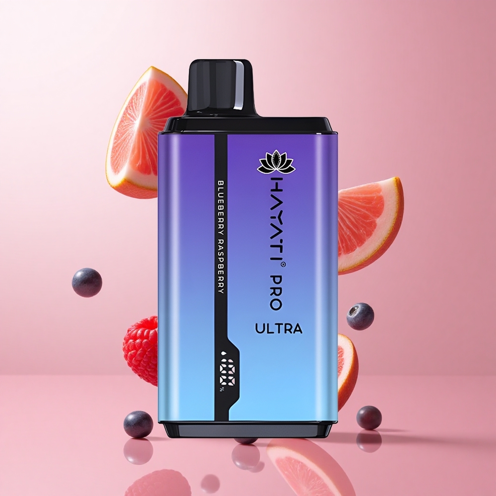 Hayati Pro Ultra 15000 Puffs Myrtille Framboise 24ml 2% de nicotine wholesale Suisse