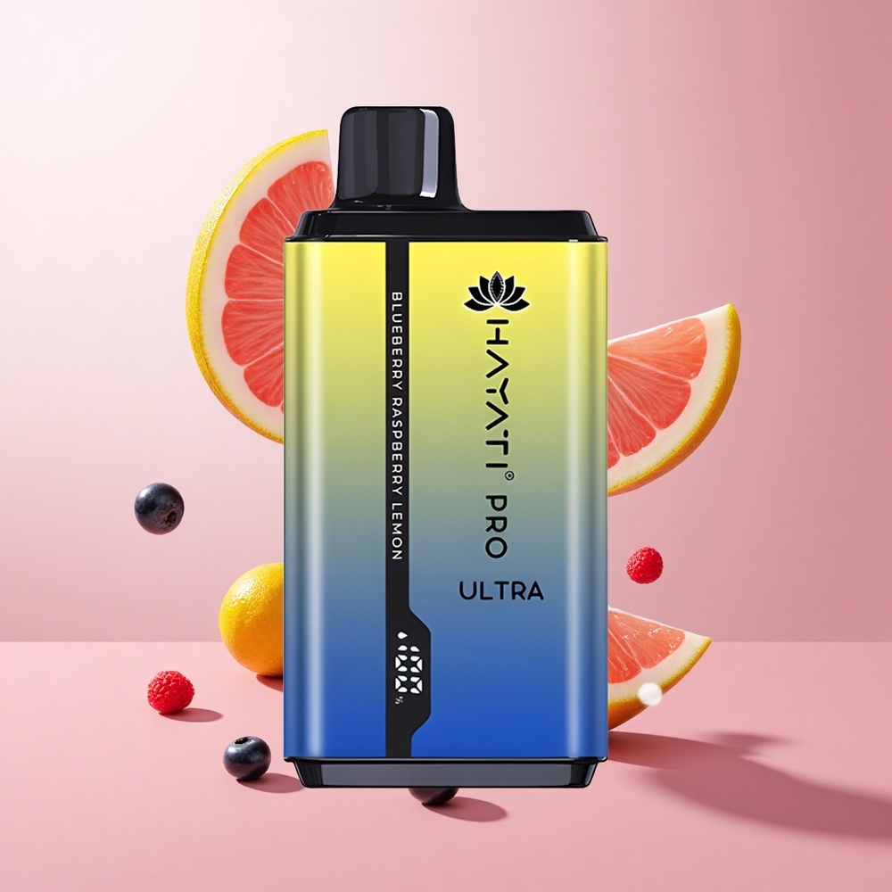 Hayati Pro Ultra 15000 Puffs Myrtille Framboise Citron 24ml 2% de nicotine wholesale Suisse