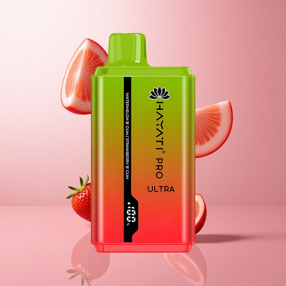 Hayati Pro Ultra 15000 Puffs Pastèque Bubblegum 49 Saveurs 24ml 2% Nicotine wholesale Suisse
