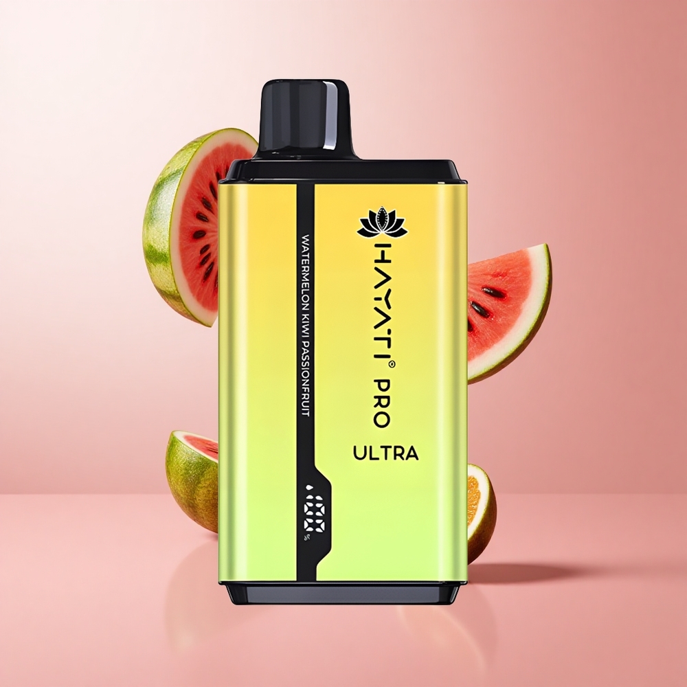 Hayati Pro Ultra 15000 Puffs Pastèque Kiwi Fruit de la Passion 2 12ml wholesale Suisse