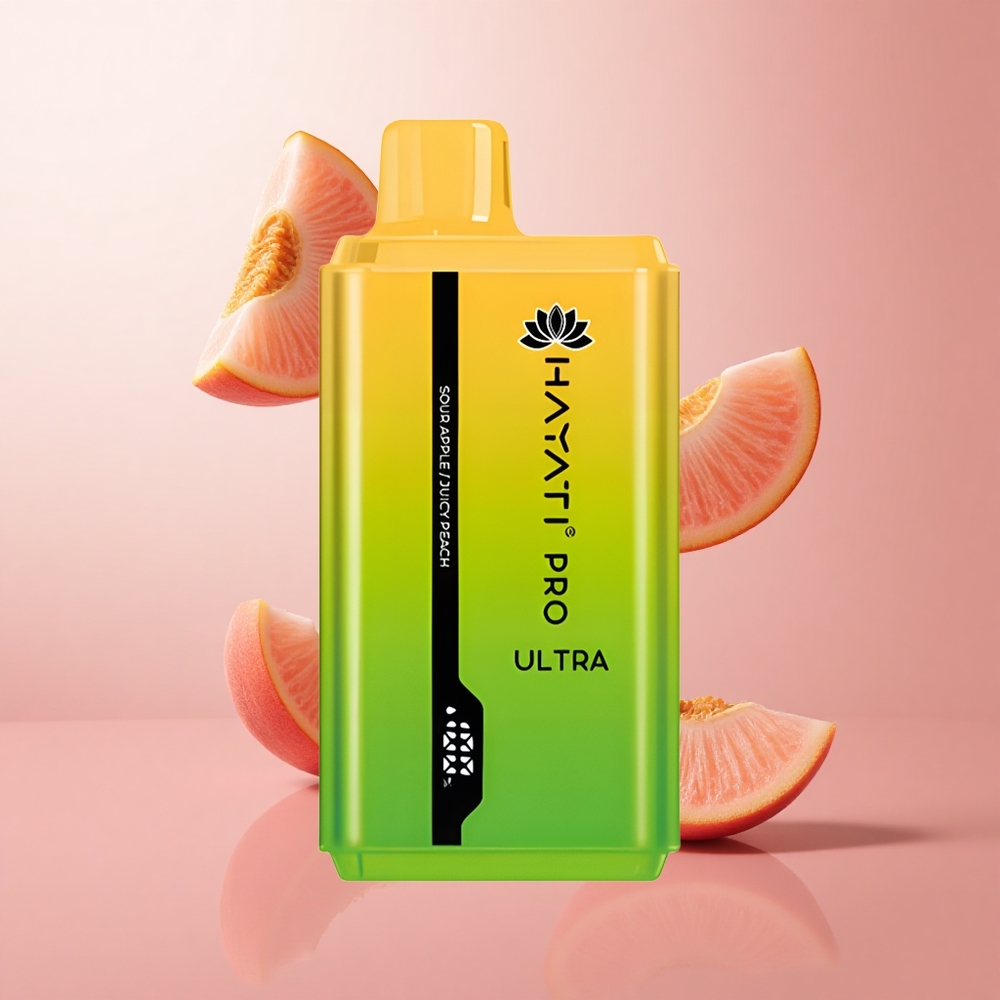 Hayati Pro Ultra 15000 Puffs Pomme Acidulée 24ml 2% de nicotine wholesale Suisse