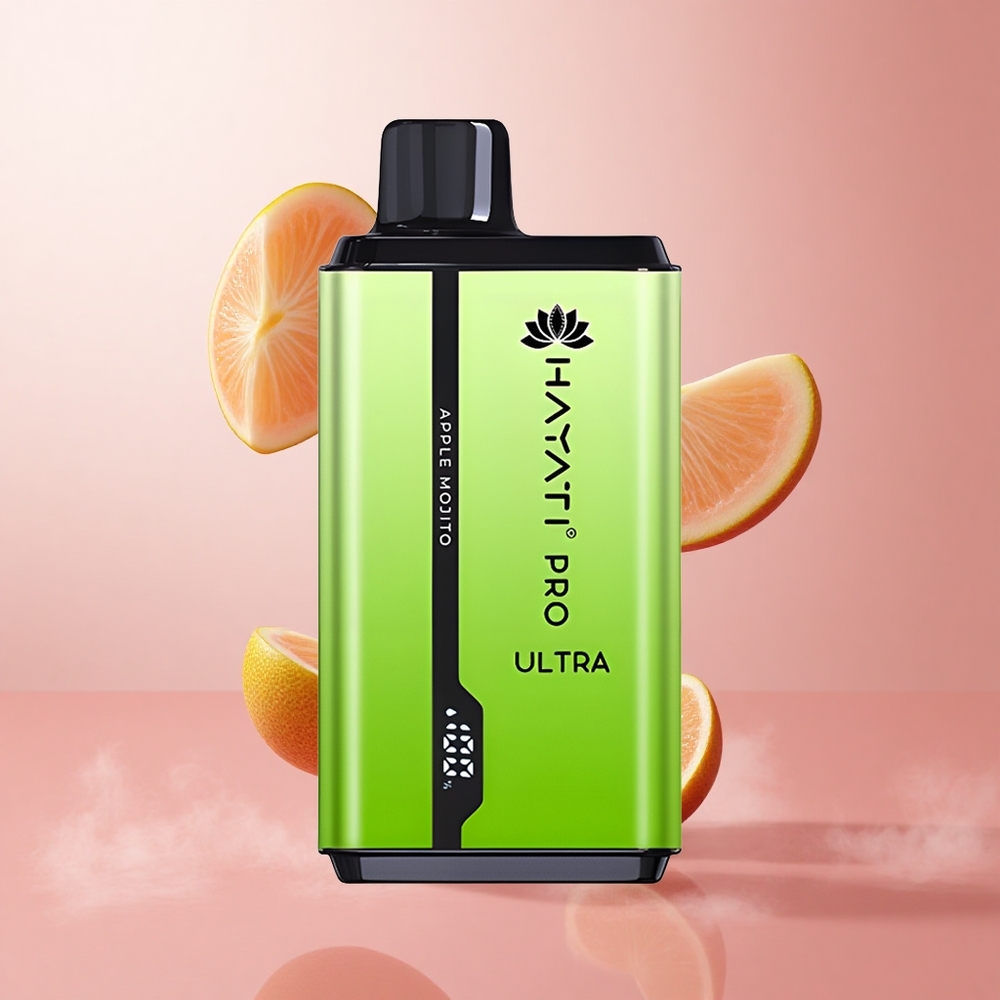 Hayati Pro Ultra 15000 Puffs Pomme Mojito 49 Saveurs 24ml 2% Nicotine wholesale Suisse