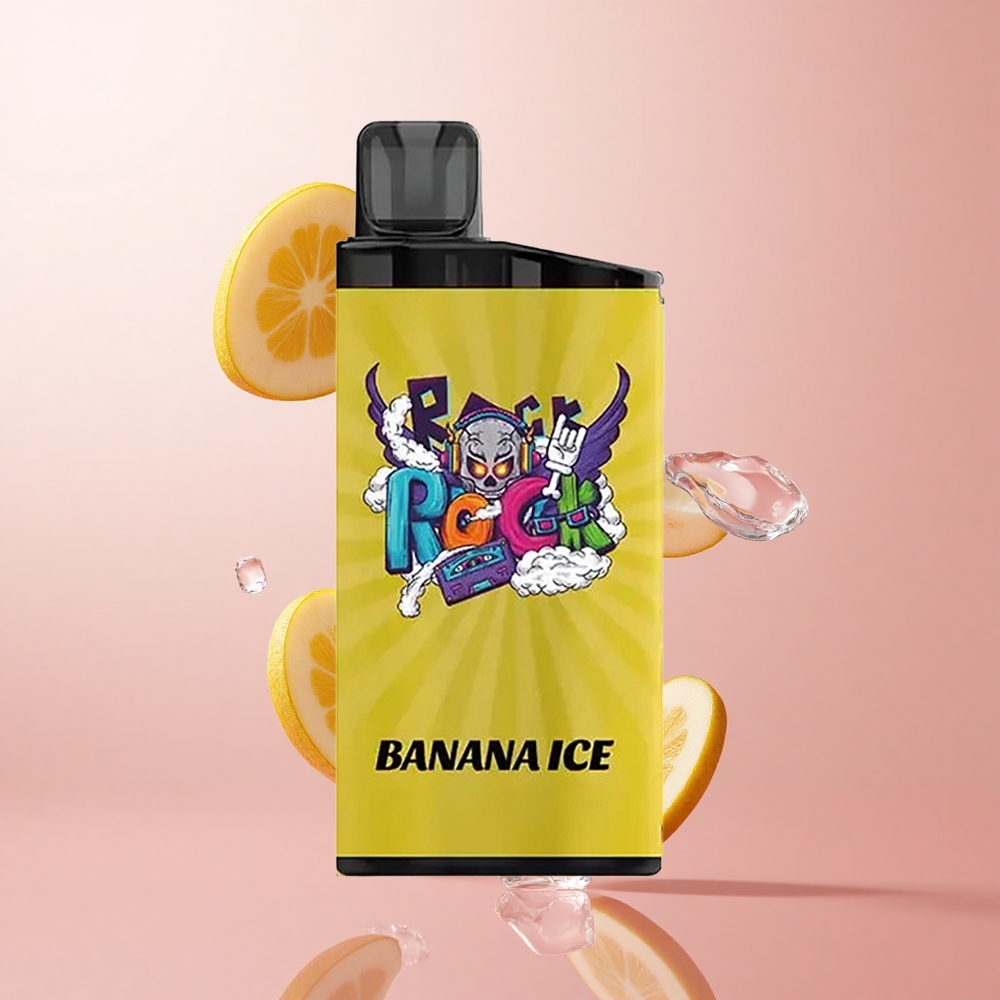 IGET Bar 3500 Puffs Banana Glace avec Bobine Maille 1.2 Ohm wholesale Suisse