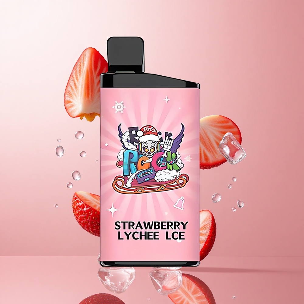 IGET Bar 3500 Puffs Fraise Litchi Glacé avec Bobine Mesh 1.2 Ohm wholesale Suisse