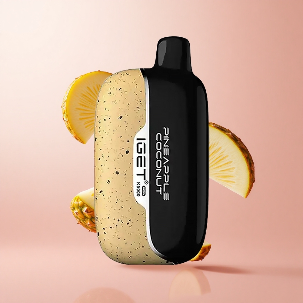IGET Moon K5000 5000 Puffs Ananas Noix de Coco PC 1.35 Ohm wholesale Suisse