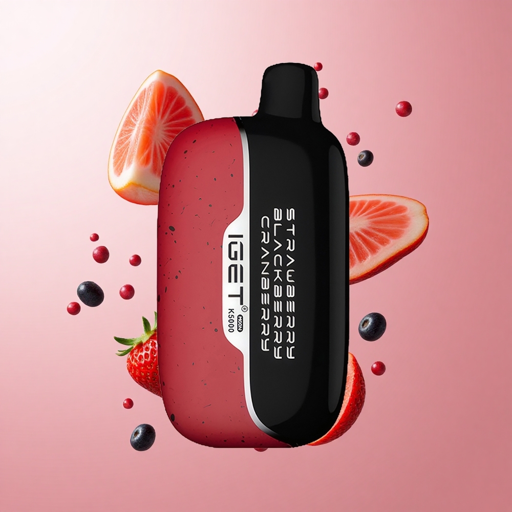 IGET Moon K5000 Puffs Fraise Mûre Cranberry 5000 Puffs PC wholesale Suisse