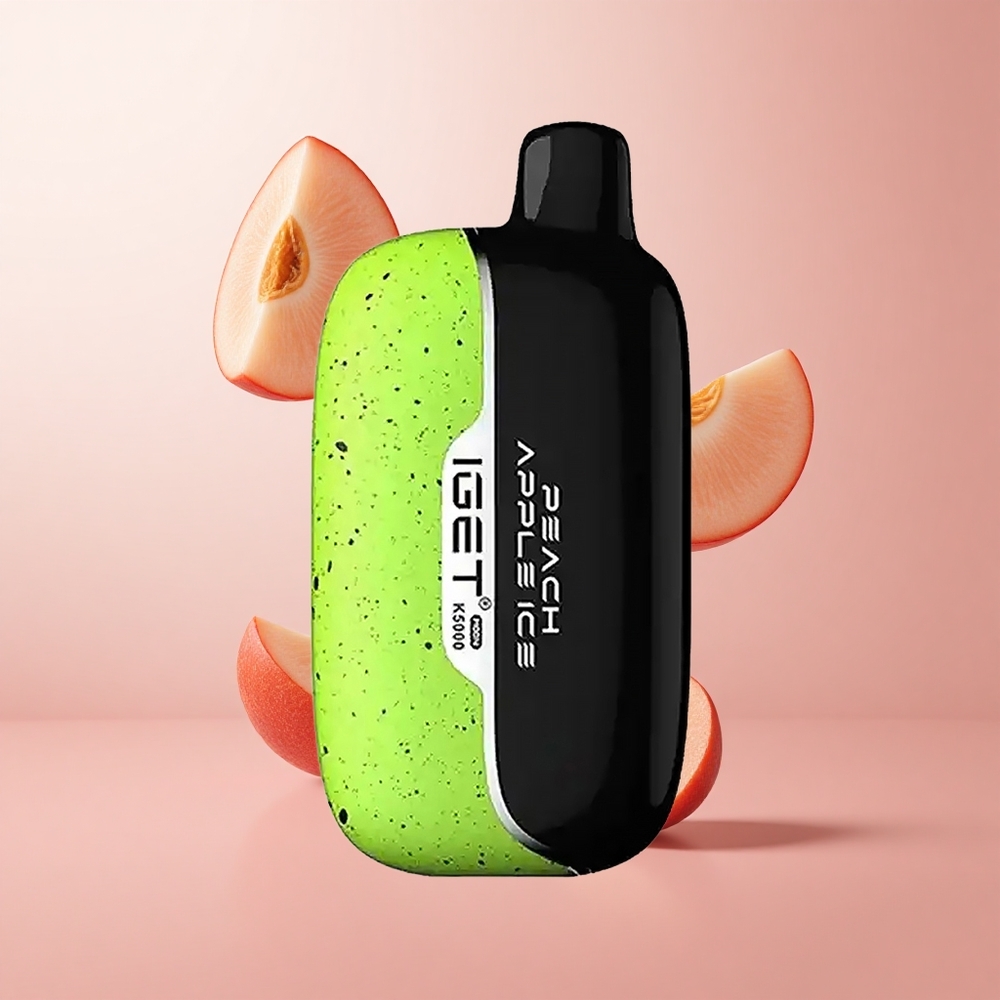 IGET Moon K5000 Puffs Pêche Pomme Vape Jetable Jusqu'à 5000 Puffs PC wholesale Suisse