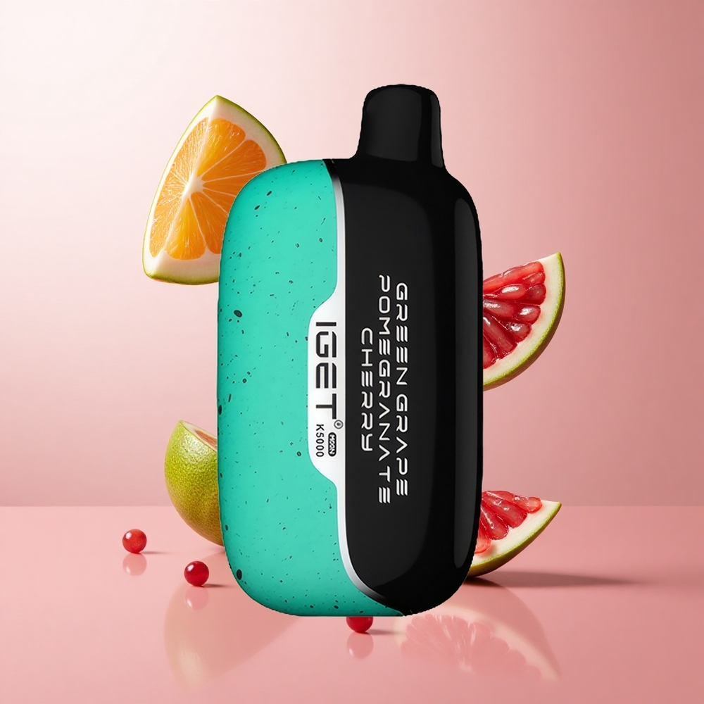 IGET Moon K5000 Puffs Raisin Vert Grenade Cerise Jusqu'à 5000 Puffs wholesale Suisse