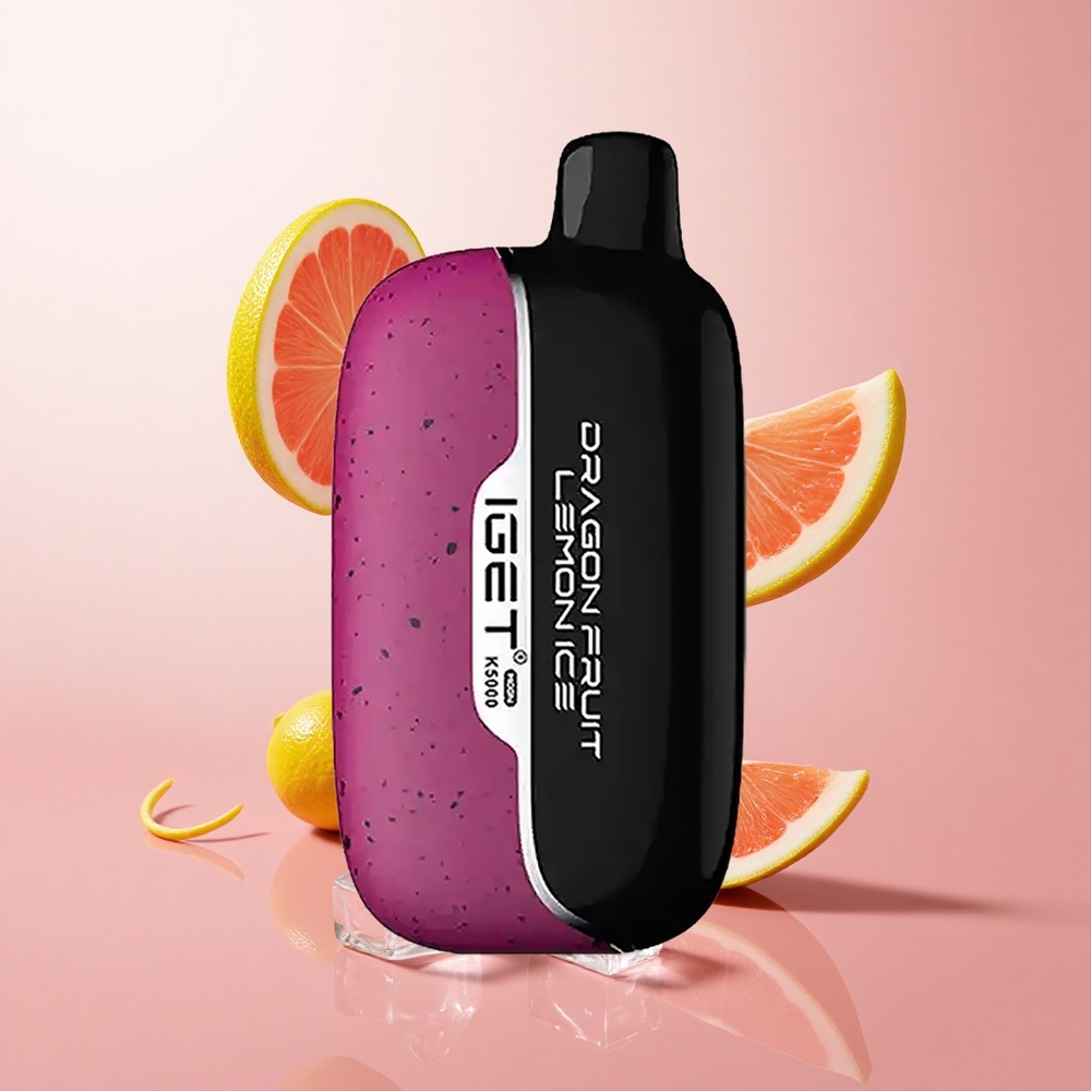 IGET Moon K5000 Puffs Vape Jetable Fruit du Dragon Citron Glacé - Jusqu'à 5000 Puffs - wholesale Suisse