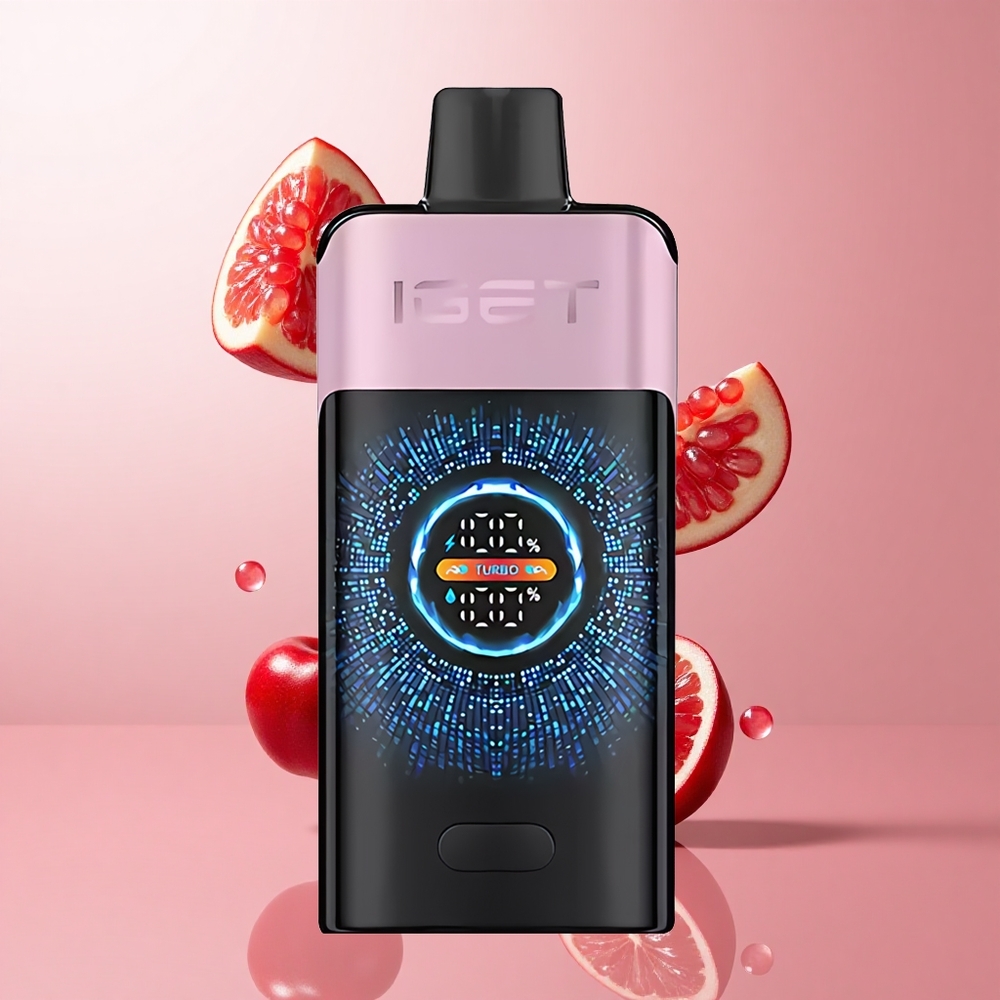 IGET ONE 12000 Puffs Cerise Grenade 2700 mAh écran courbé couleur wholesale Suisse