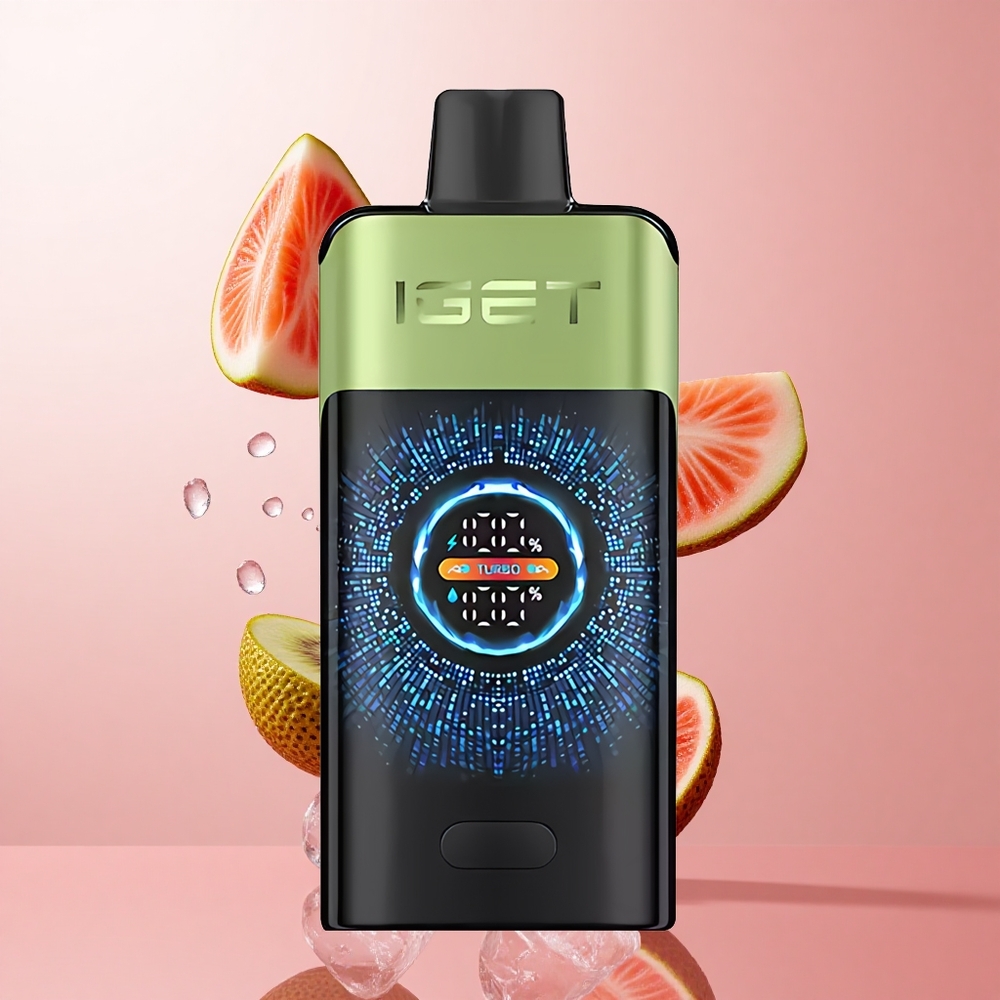 IGET ONE 12000 Puffs Fraise Kiwi Glacée 2700 mAh 0.6 ohm Dual Mesh Coil wholesale Suisse