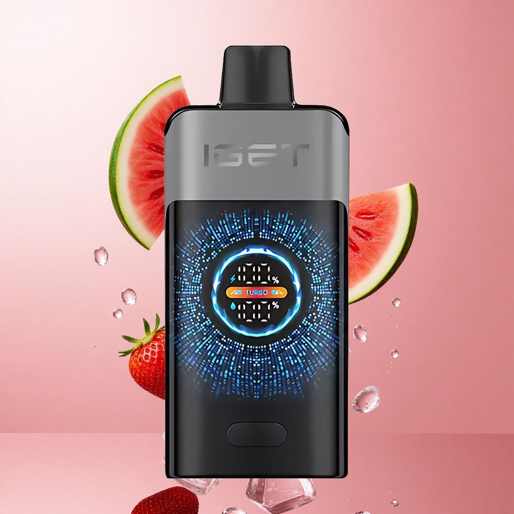 IGET ONE 12000 Puffs Fraise Pastèque Glacée Écran Courbé Grande Taille wholesale Suisse