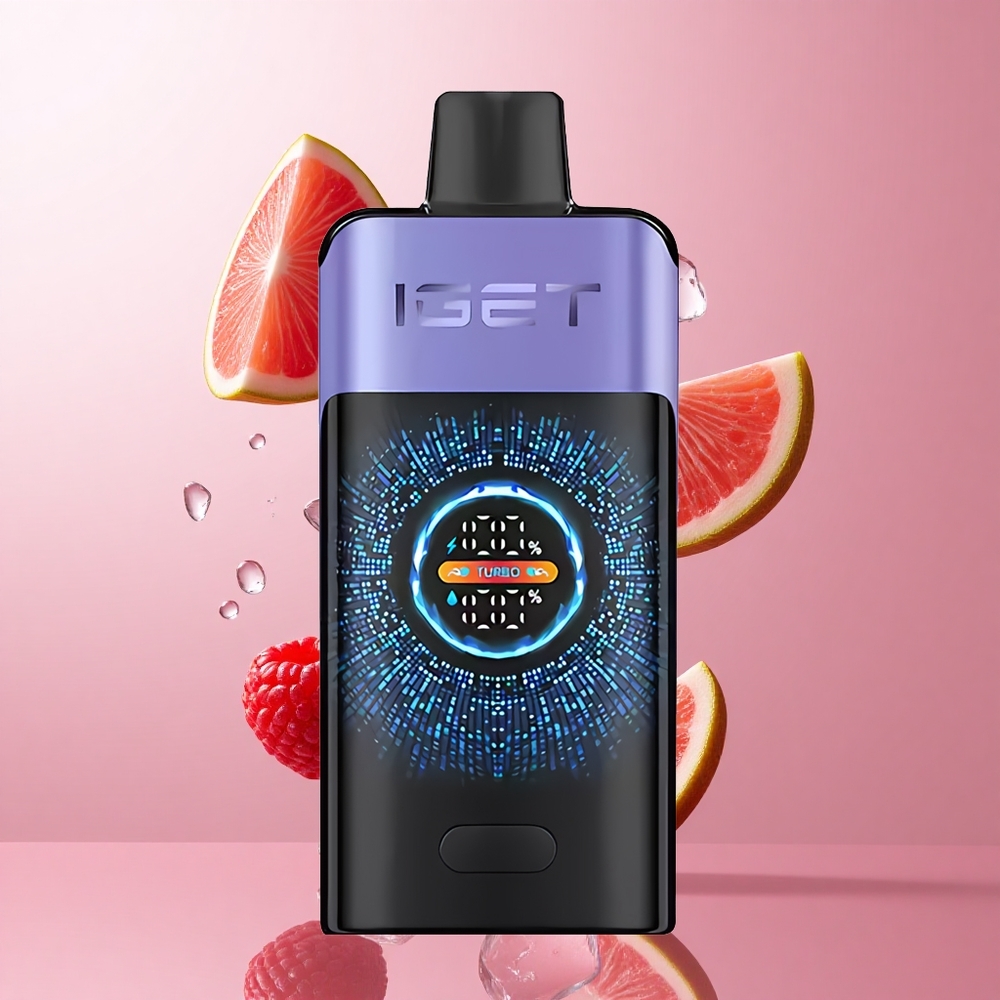 IGET ONE 12000 Puffs Framboise Raisin Glacé 2700 mAh Dual Mesh Coil wholesale Suisse