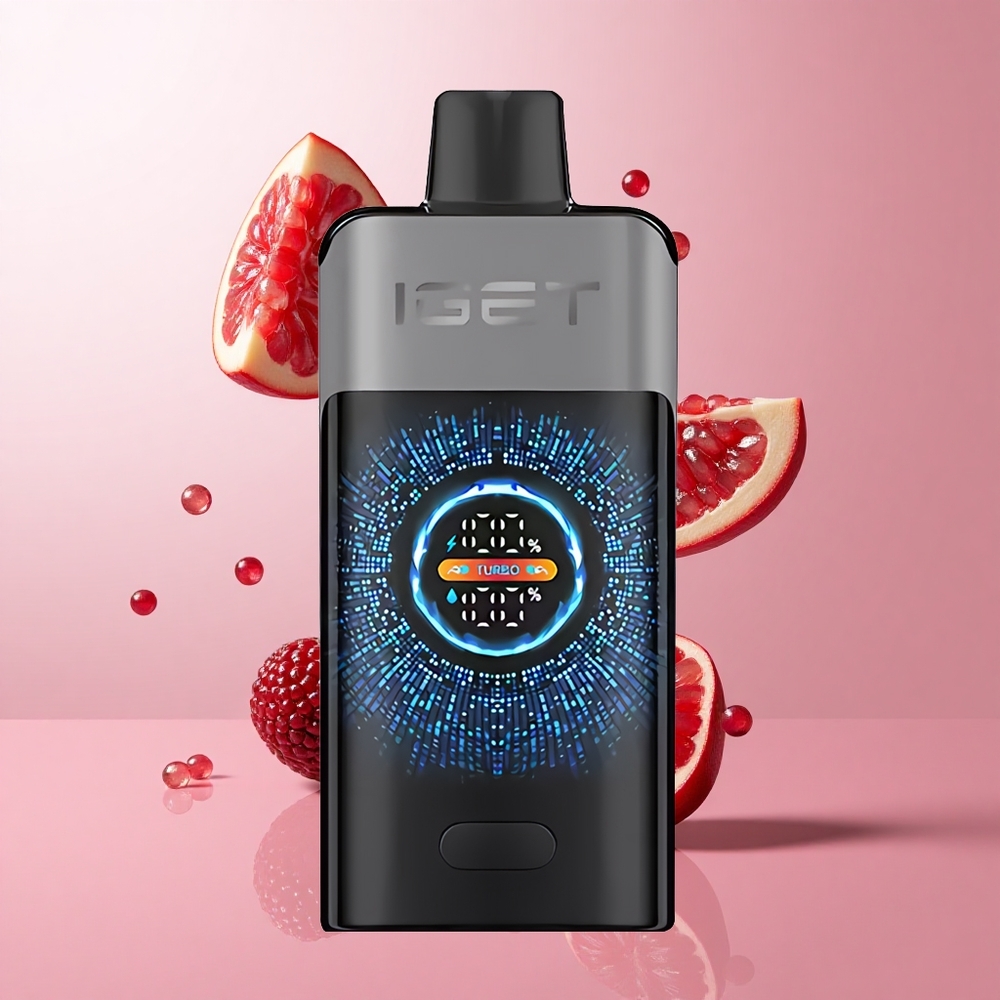 IGET ONE 12000 Puffs Mûre Cerise Grenade 2700 mAh écran couleur incurvé wholesale Suisse