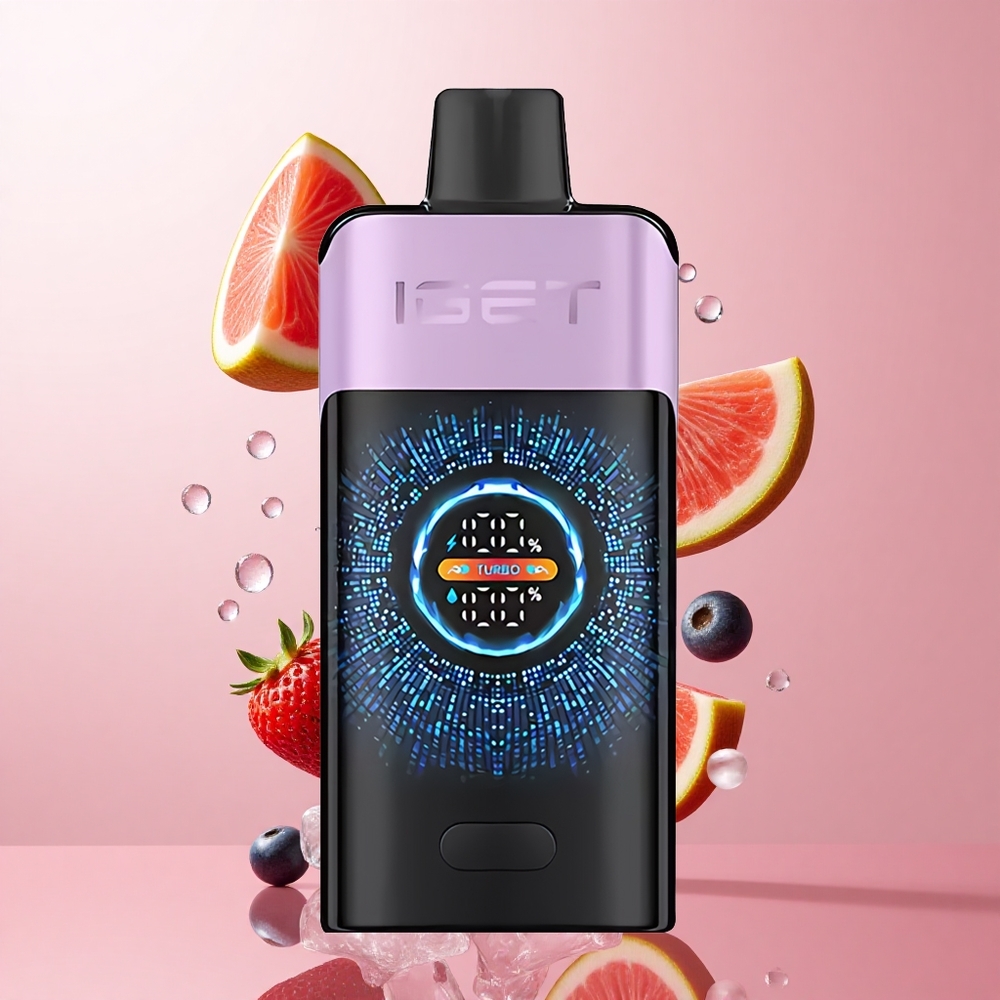 IGET ONE 12000 Puffs Vape Disposable Baies Glacées Mixtes Écran Courbe Couleur Grande Capacité 2700 mAh wholesale Suisse