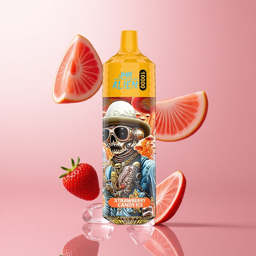 JNR Alien 10000 Puffs Fraise Bonbon Glacé 20ml E-liquide LED (RGB) wholesale Suisse