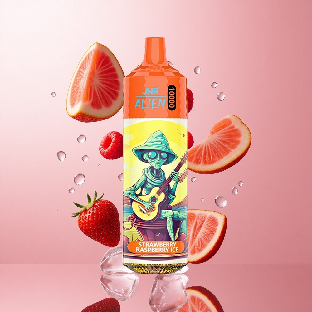 JNR Alien 10000 Puffs Fraise Framboise Glace 20ml E-liquide LED (RGB) wholesale Suisse