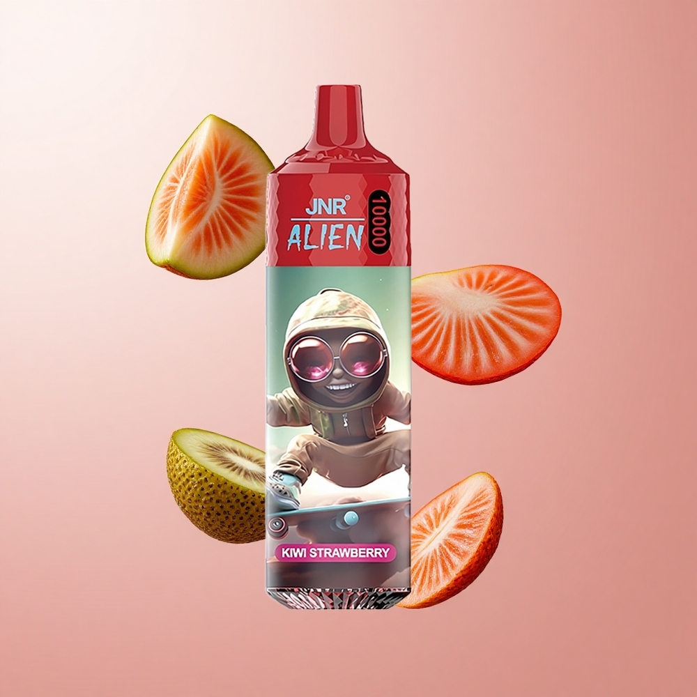 JNR Alien 10000 Puffs Kiwi Fraise 850mAh LED RGB wholesale Suisse