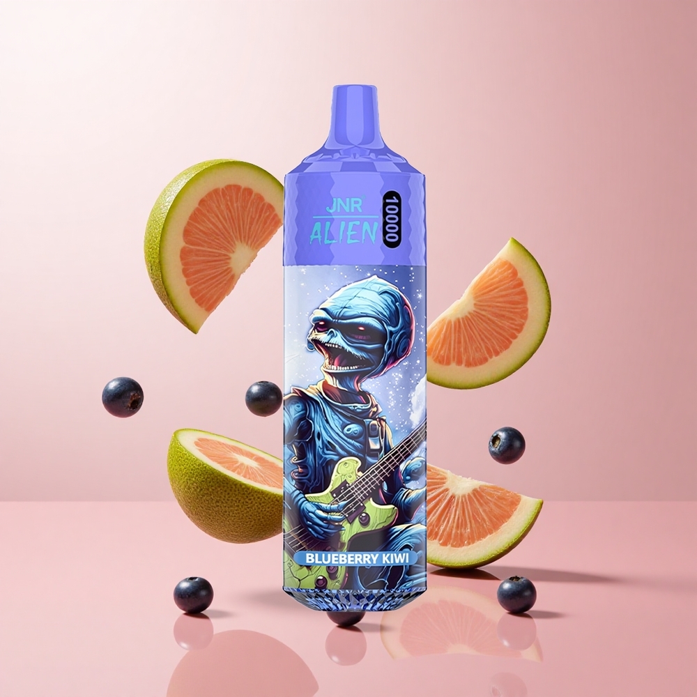JNR Alien 10000 Puffs Myrtille Kiwi 850mAh LED wholesale Suisse