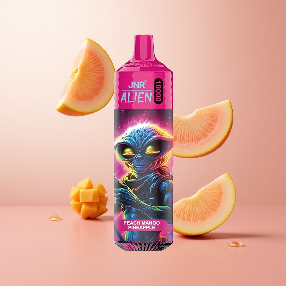 JNR Alien 10000 Puffs Pêche Mangue Ananas 850mAh LED RGB wholesale Suisse