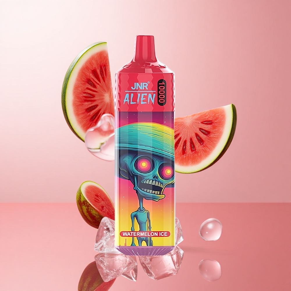 JNR Alien 10000 Puffs Pastèque Glacée 20ml E-liquide LED (RGB) wholesale Suisse