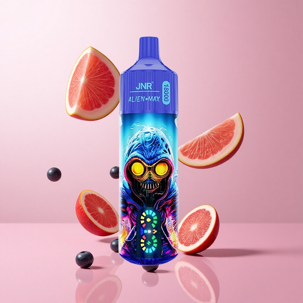 JNR Alien Max 18000 Puffs Bubblegum Myrtille Affichage LED Intelligent Dual Mesh Coil wholesale Suisse