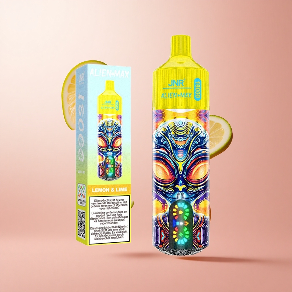 JNR Alien Max 18000 Puffs Citron & Citron Vert Affichage LED Intelligent Dual Mesh Coil wholesale Suisse