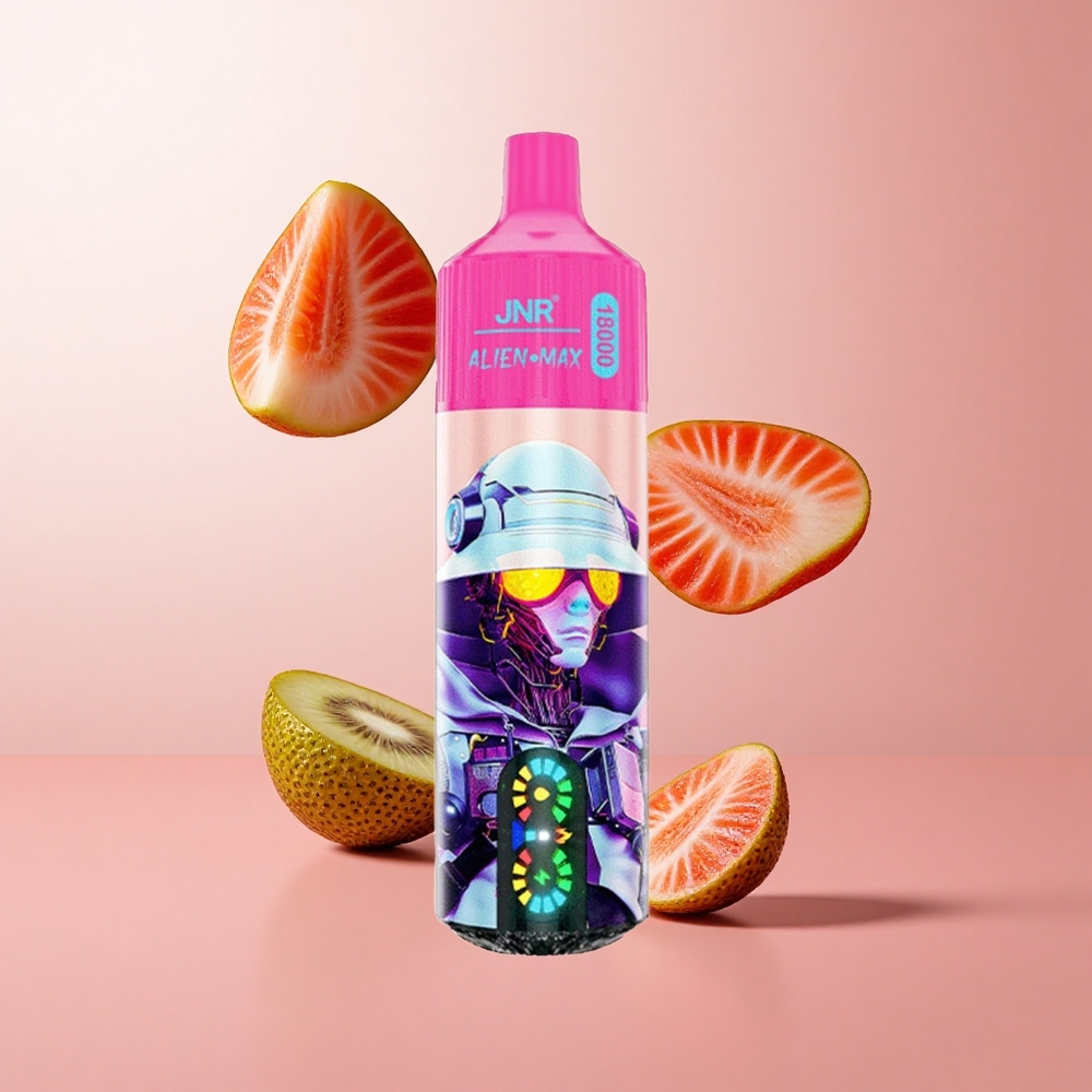 JNR Alien Max 18000 Puffs Fraise Kiwi Affichage LED Intelligent Dual Mesh Coil wholesale Suisse