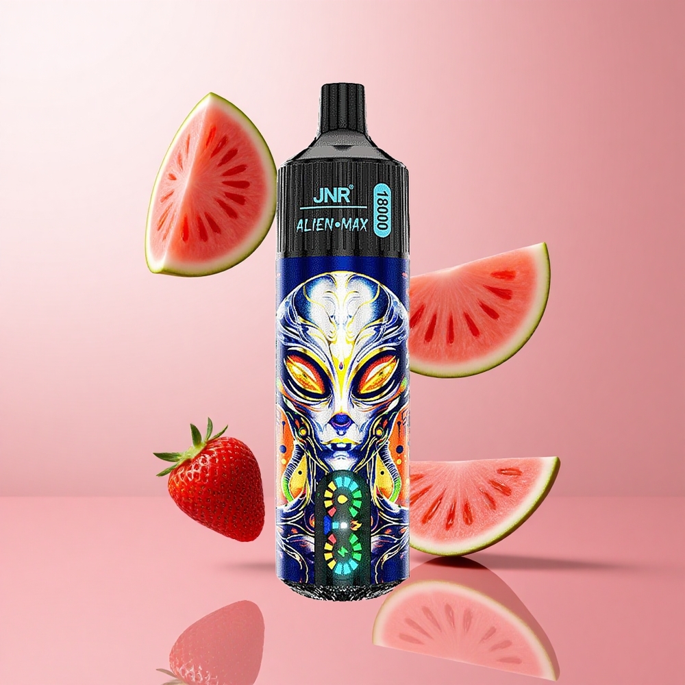 JNR Alien Max 18000 Puffs Fraise Pastèque Bubblegum Affichage LED Intelligent wholesale Suisse