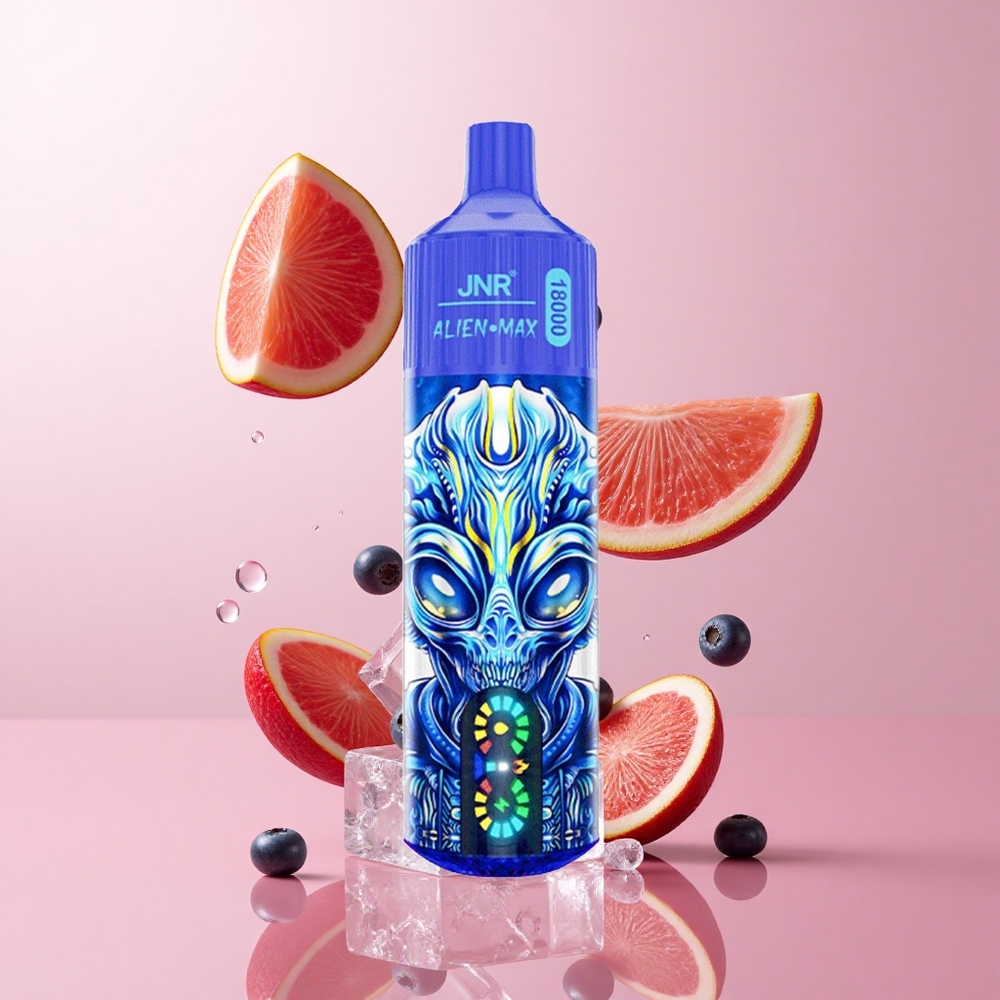 JNR Alien Max 18000 Puffs Myrtille Glacée Affichage LED Intelligent Dual Mesh Coil wholesale Suisse