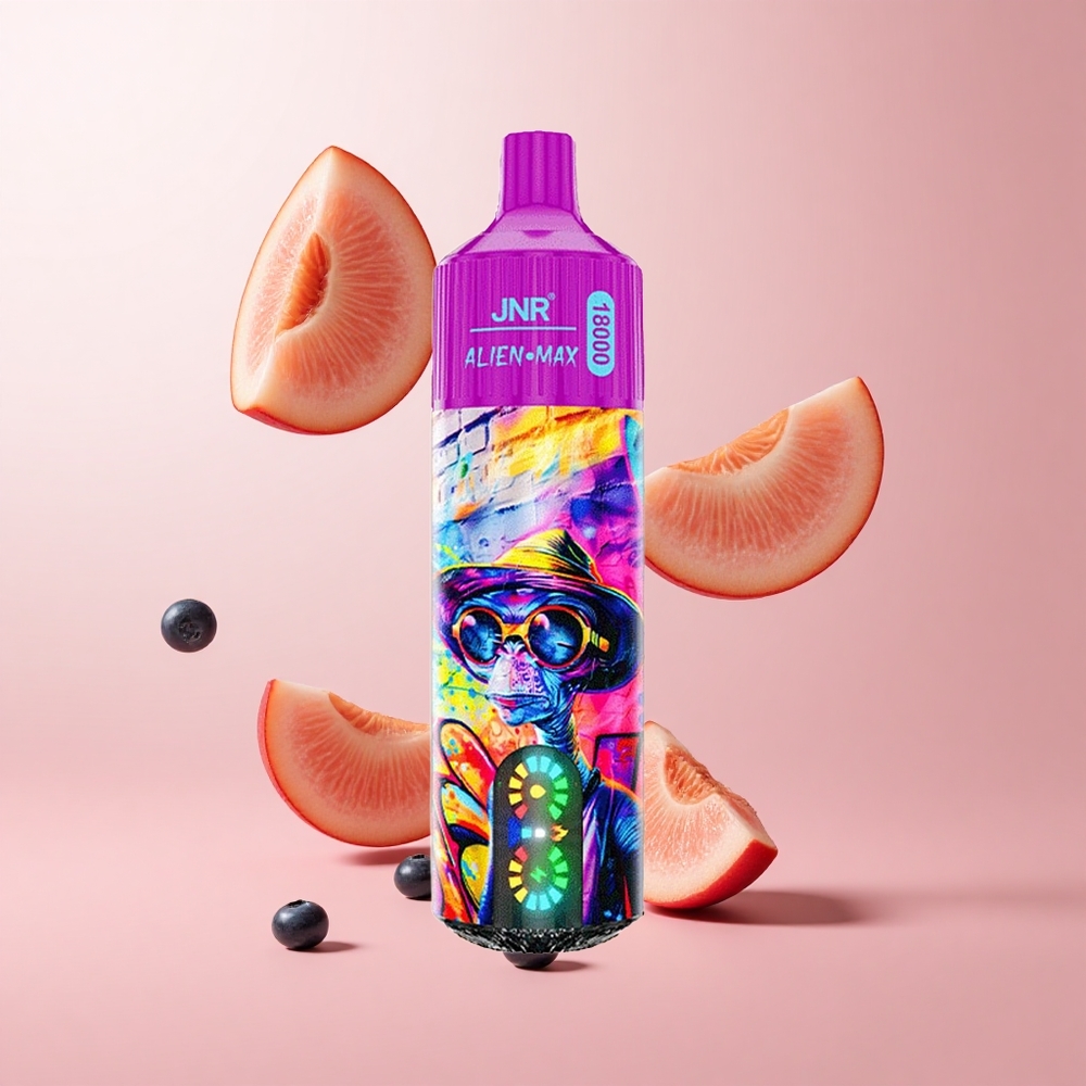 JNR Alien Max 18000 Puffs Pêche Myrtille Bonbon Double Mesh Coil wholesale Suisse
