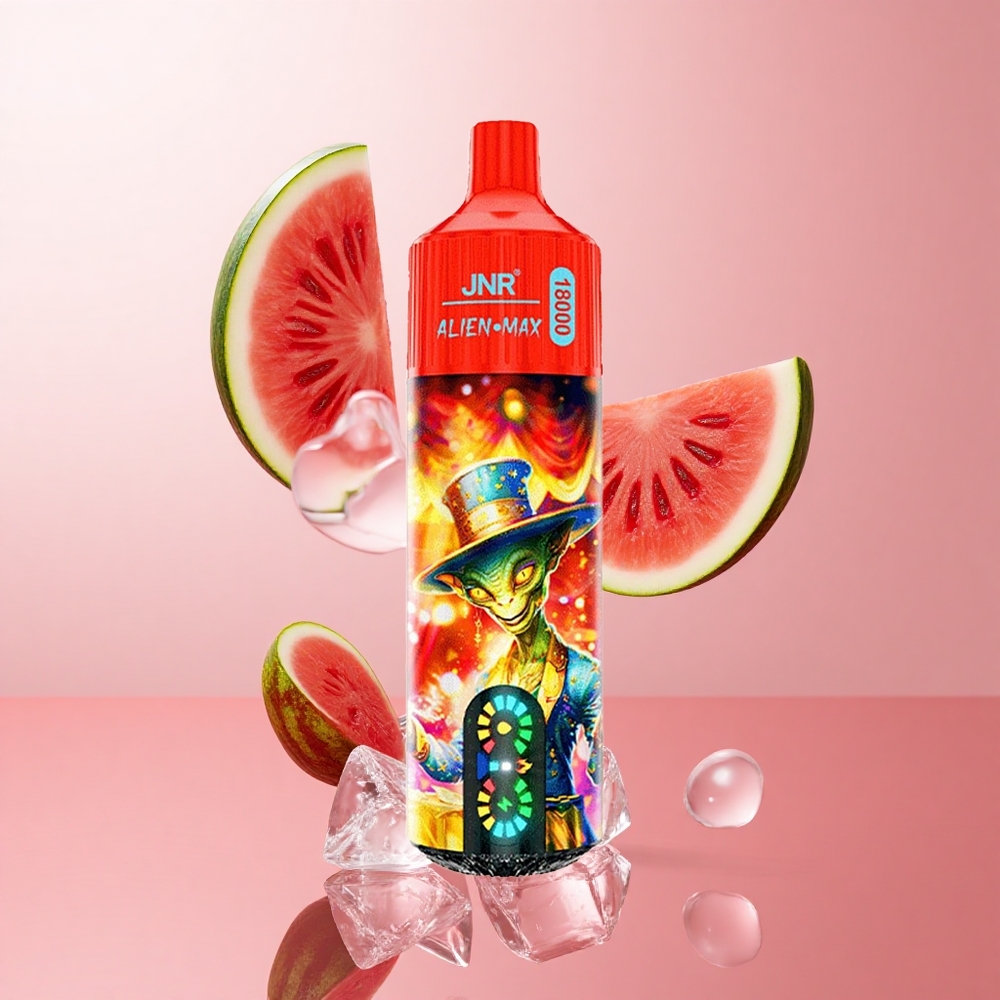 JNR Alien Max 18000 Puffs Pastèque Glacée Affichage LED Intelligent Dual Mesh Coil wholesale Suisse