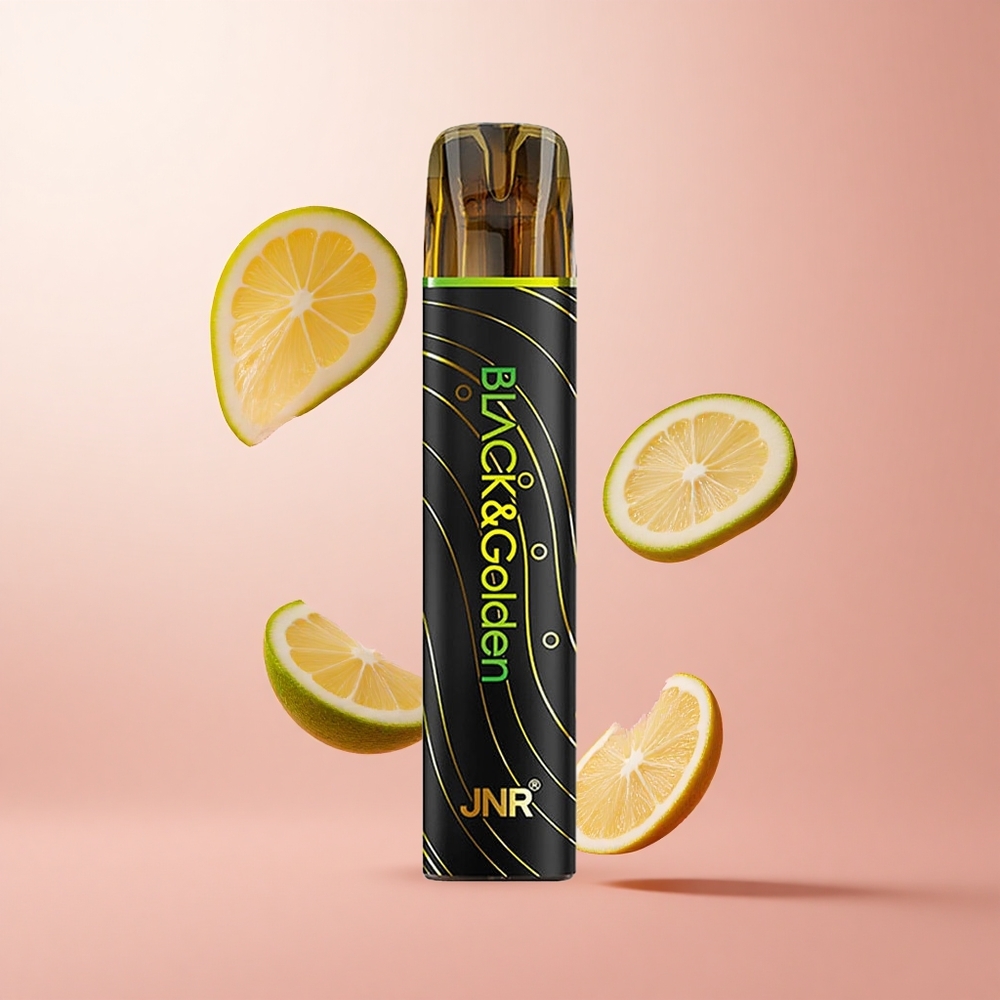 JNR Black&Golden 600+200 Puffs Citron & Citron Vert Vape Jetable 550mAh TPD wholesale Suisse