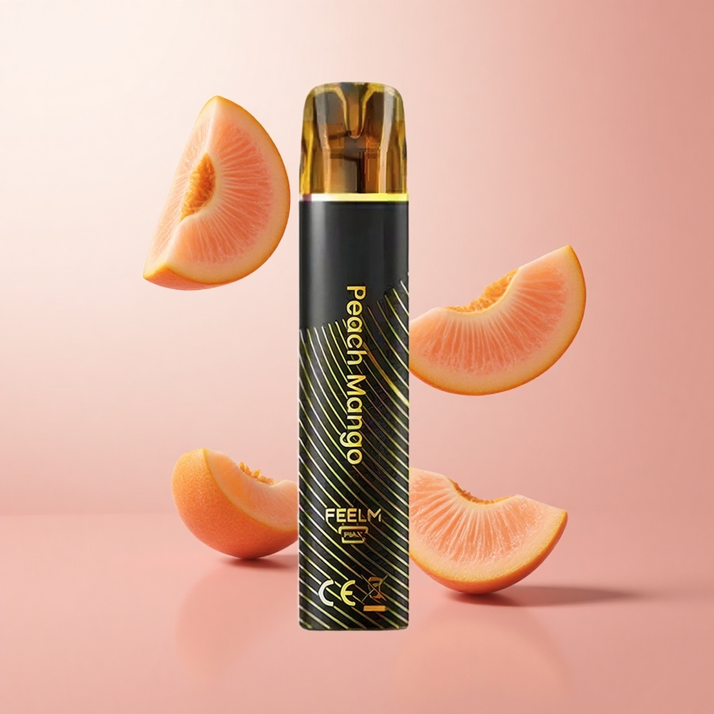 JNR Black&Golden 600+200 Puffs Pêche Mangue Vape Jetable 550mAh 2ml TPD wholesale Suisse