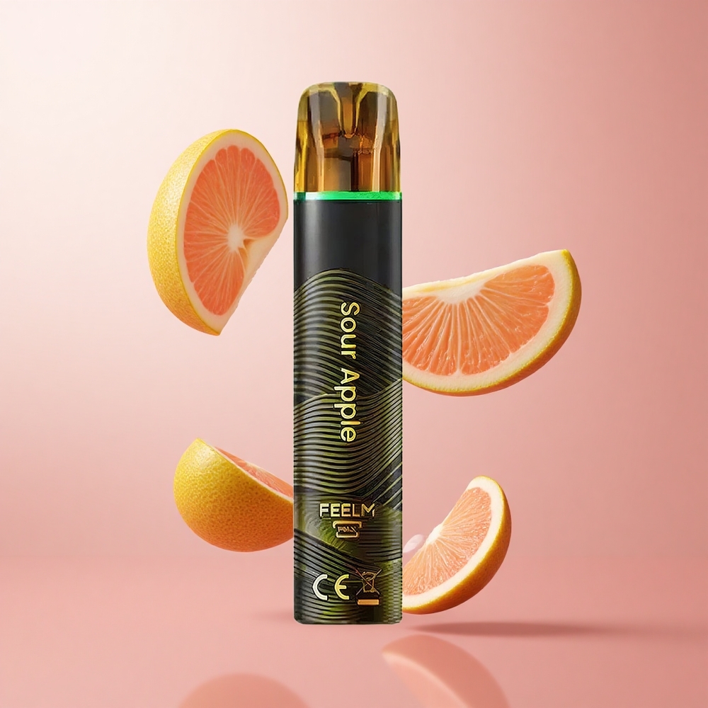 JNR Black&Golden 600+200 Puffs Pomme Verte Vape Jetable 2% Nicotine wholesale Suisse