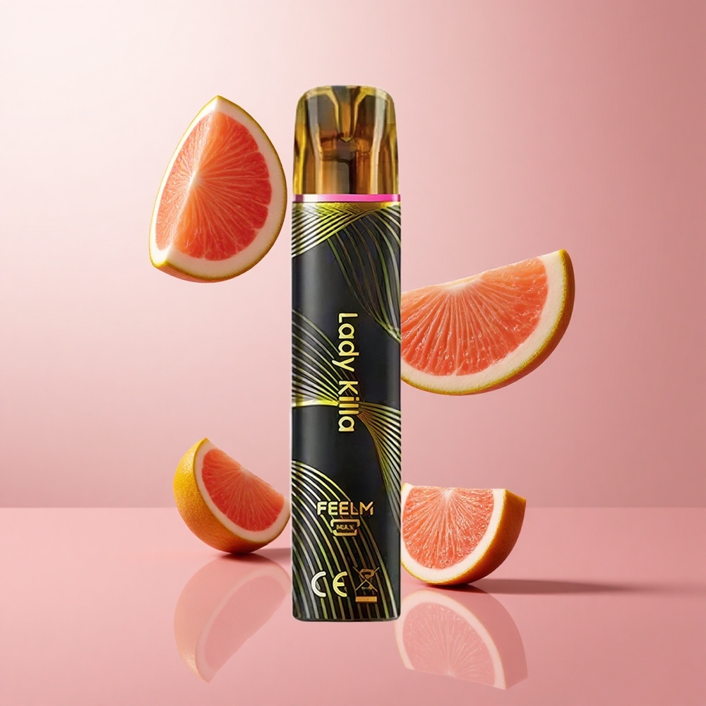 JNR Black&Golden 600+200 Puffs Vape Jetable Lady killa 2% Nicotine TPD wholesale Suisse