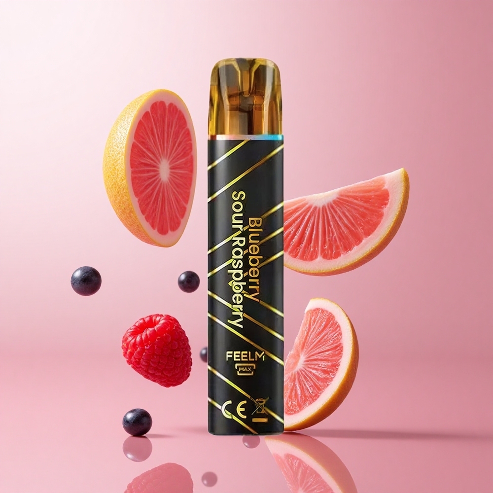 JNR Black&Golden 600+200 Puffs Vape Jetable Myrtille Framboise Acidulée 2ml TPD wholesale Suisse