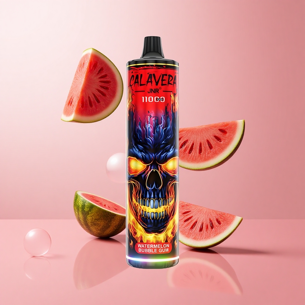 JNR Calavera 11000 Puffs Bubble Gum Pastèque Port Type-C 21ml E-Liquide wholesale Suisse