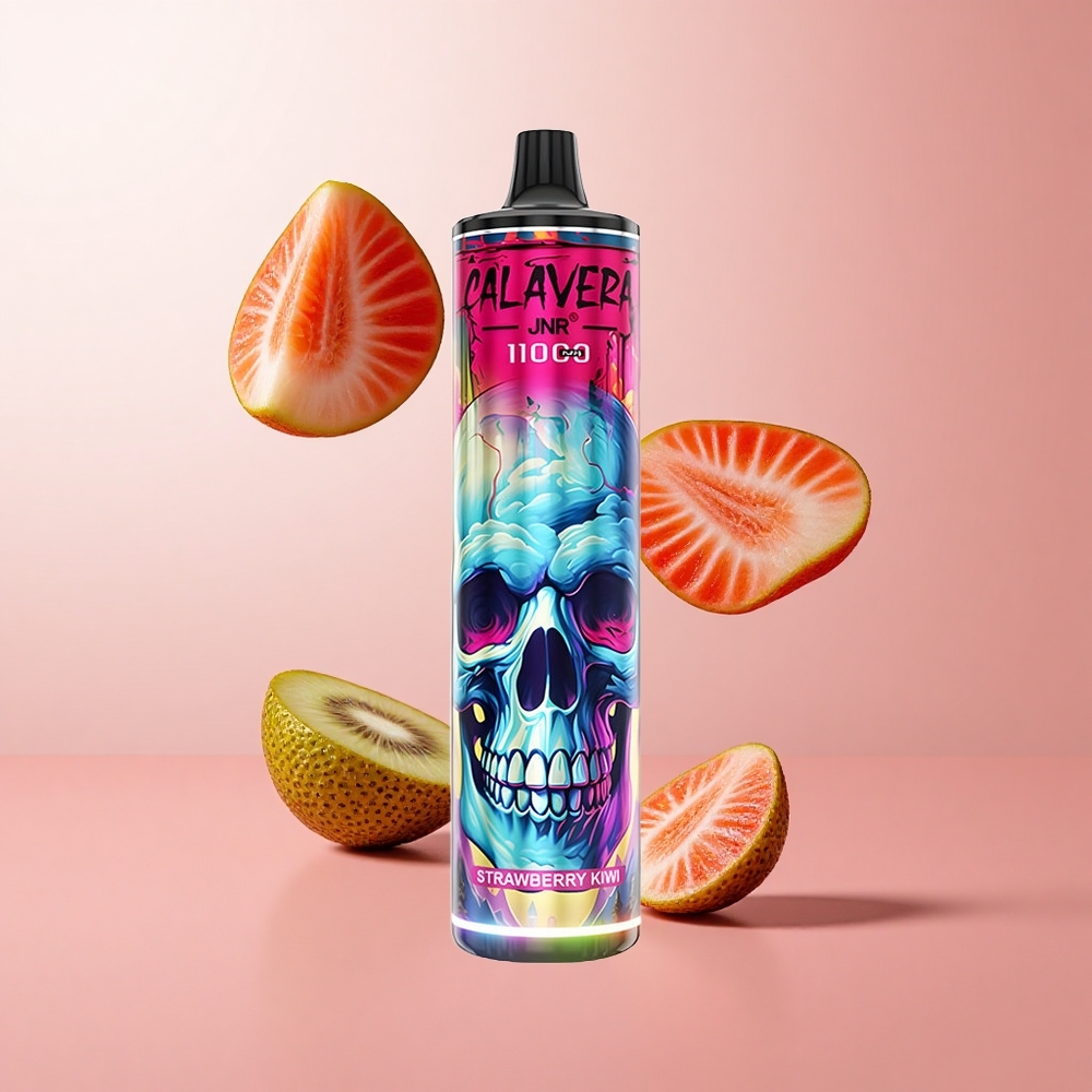 JNR Calavera 11000 Puffs Fraise Kiwi Port Type-C 21ml E-Liquide wholesale Suisse