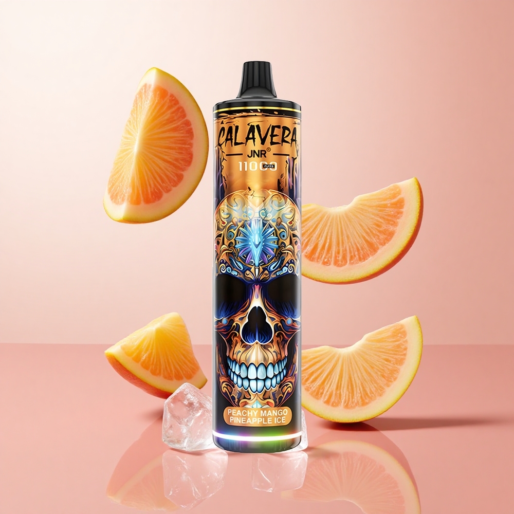 JNR Calavera 11000 Puffs Pêche Mangue Ananas Glacé Port Type-C 21ml E-Liquide wholesale Suisse