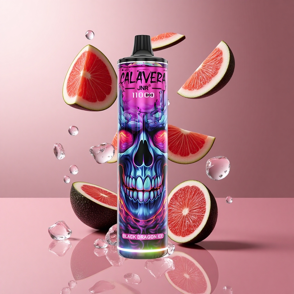 JNR Calavera 11000 Puffs Vape Jetable Dragon Noir Ice 21ml E-Liquide wholesale Suisse