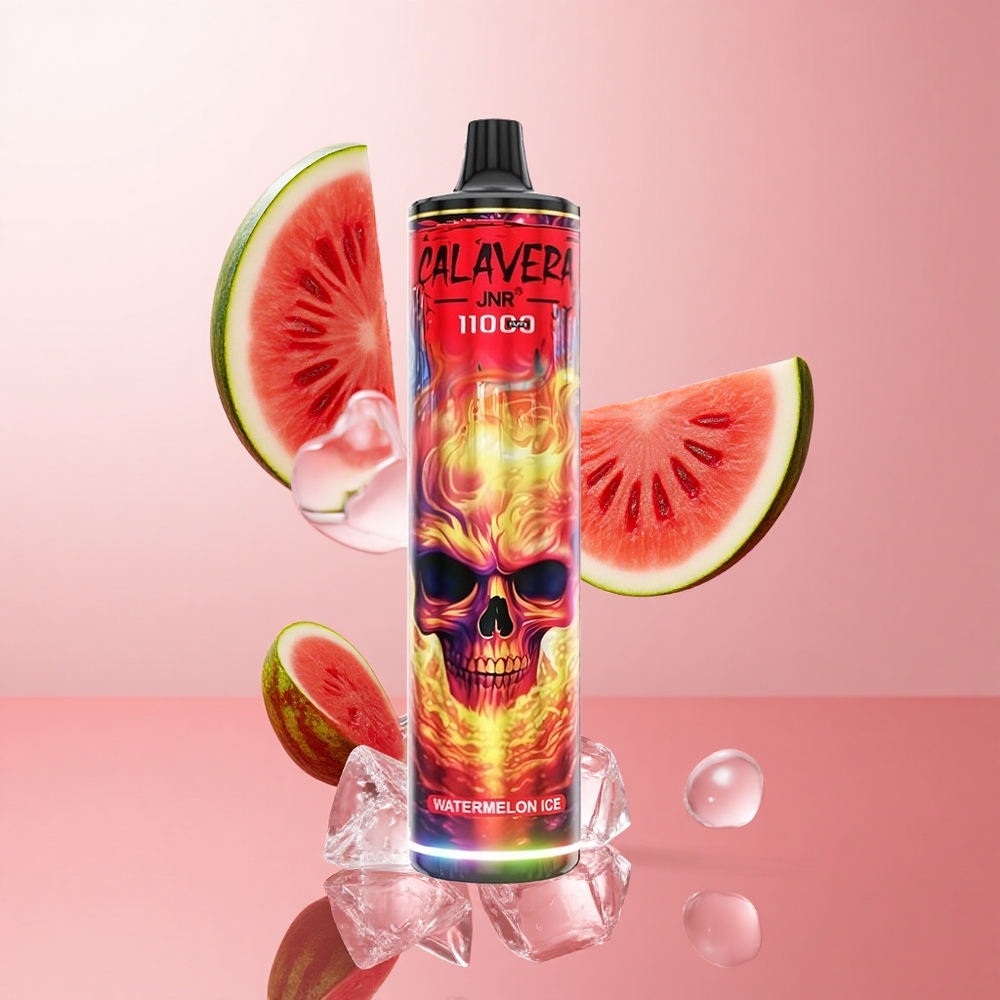 JNR Calavera 11000 Puffs Vape Jetable Pastèque Glacée Port Type-C 21ml E-Liquid wholesale Suisse