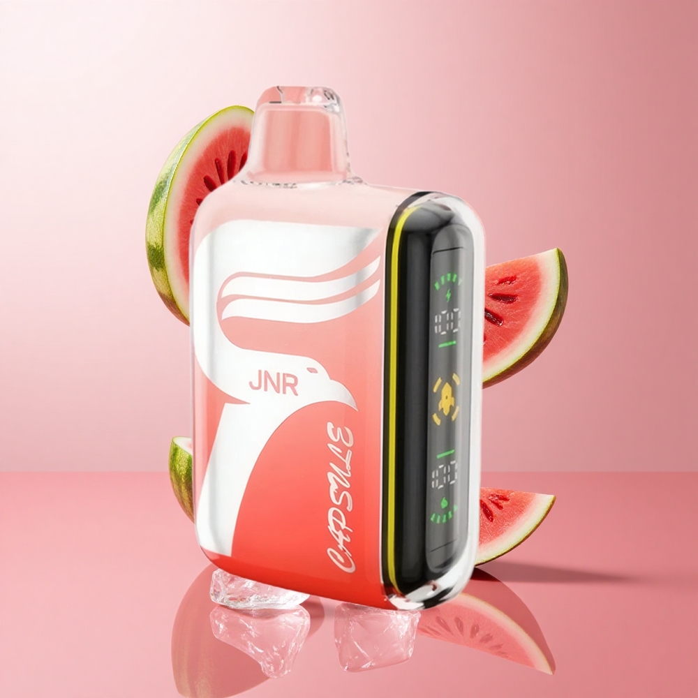 JNR Capsule 15000 Puffs Pastèque Brazz Glacée avec Charge Rapide Type-C et Affichage LED Intelligent wholesale Suisse