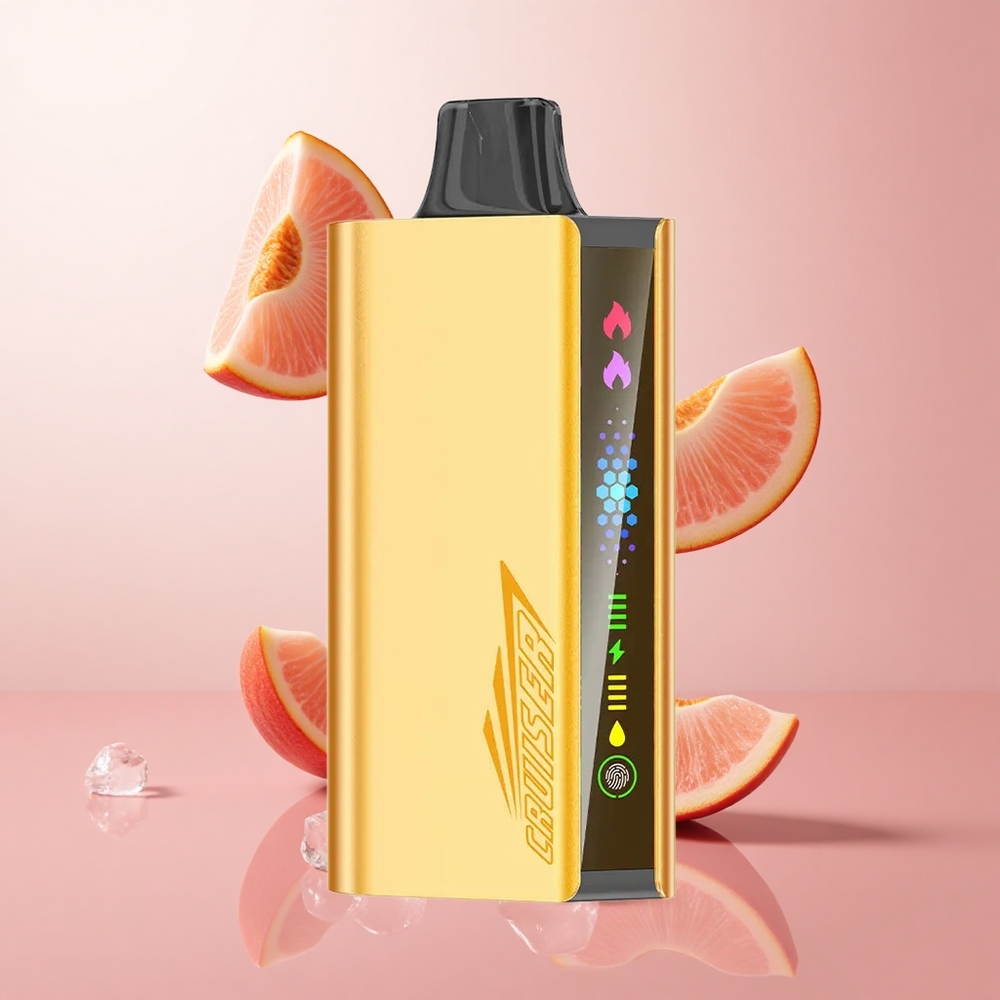 JNR Cruiser 12000 Puffs Pêche Glacée Vape Jetable Sans Recharge écran Animé wholesale Suisse