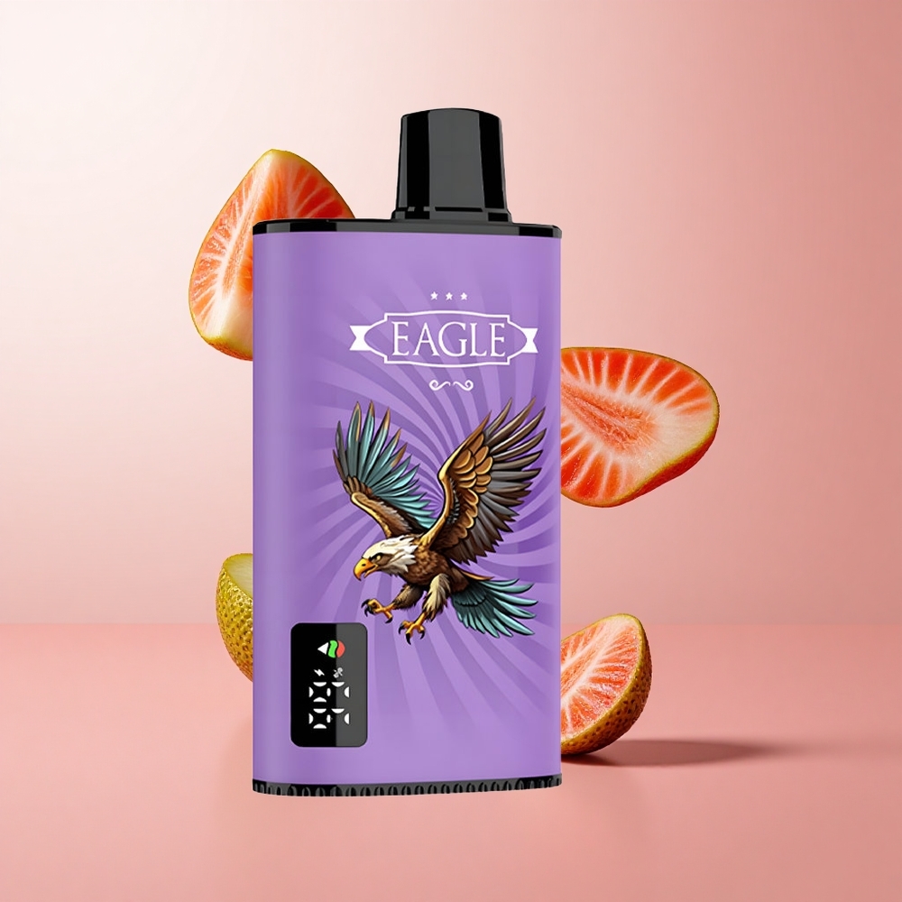 JNR EAGLE Smart 23000 Puffs Fraise Kiwi Écran Digital 1.0ohm Mesh Coil wholesale Suisse