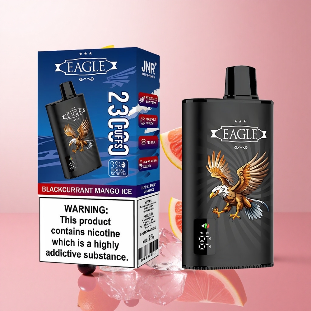 JNR EAGLE Smart 23000 Puffs Vape Jetable Cassis Mangue Glacé Écran Numérique wholesale Suisse