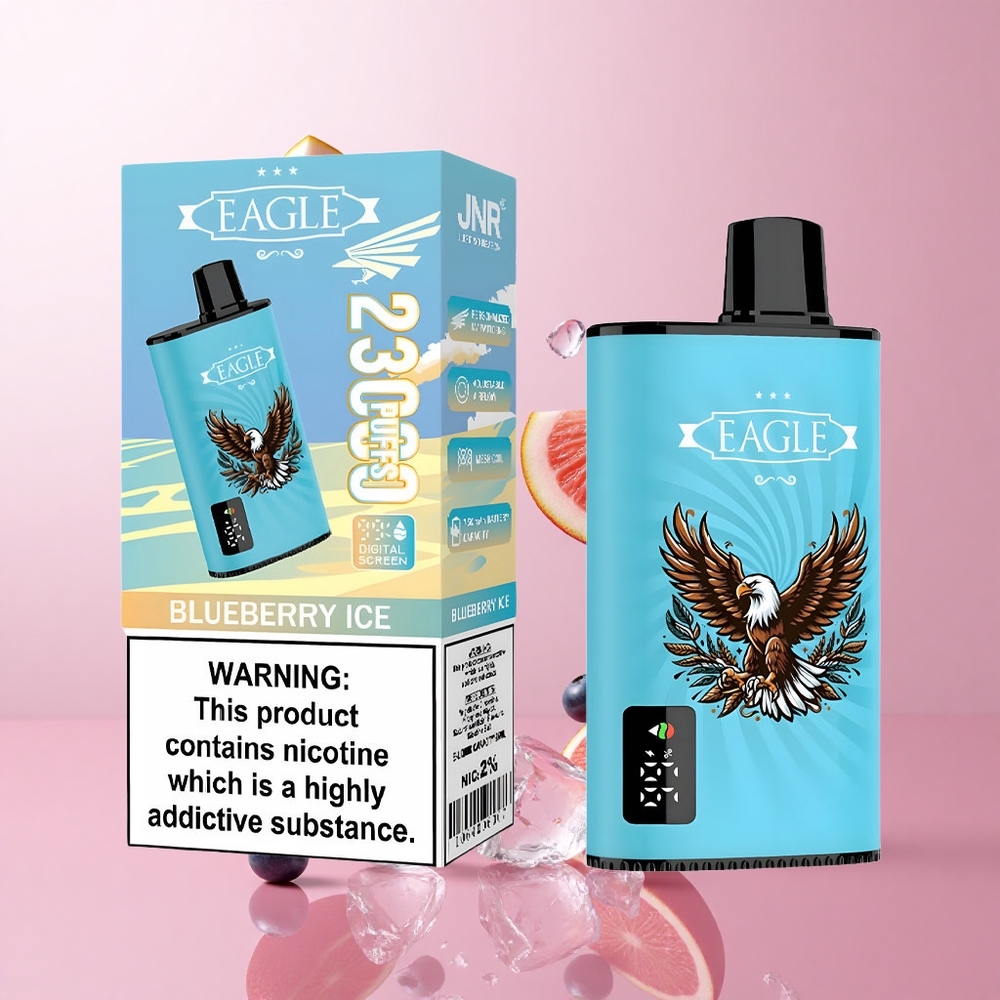 JNR EAGLE Smart 23000 Puffs Vape Jetable Glace Myrtille Écran Numérique wholesale Suisse