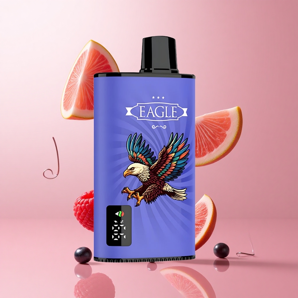 JNR EAGLE Smart 23000 Puffs Vape Jetable Myrtille Framboise Cerise Écran Numérique wholesale Suisse